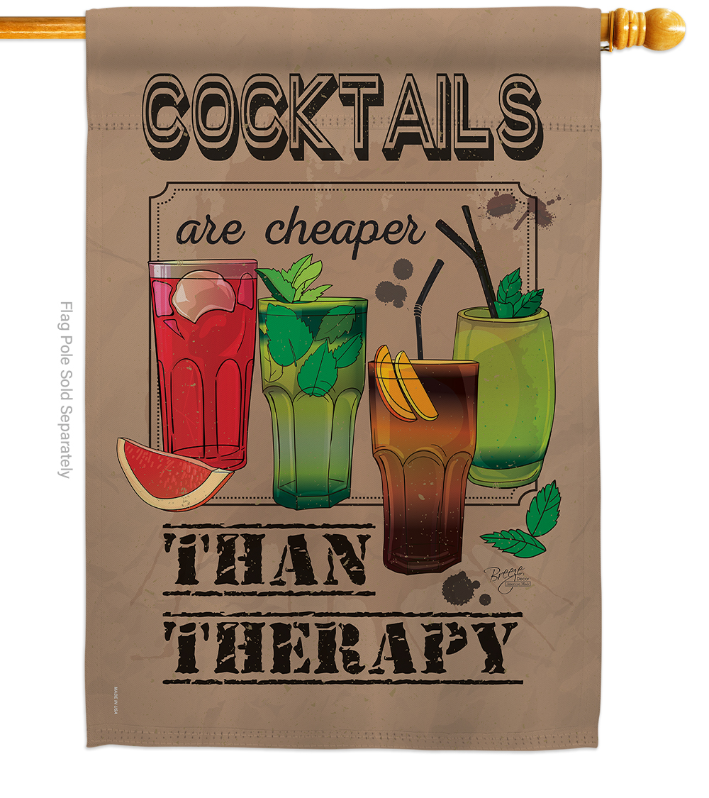 Cocktails are Cheaper than Therapy